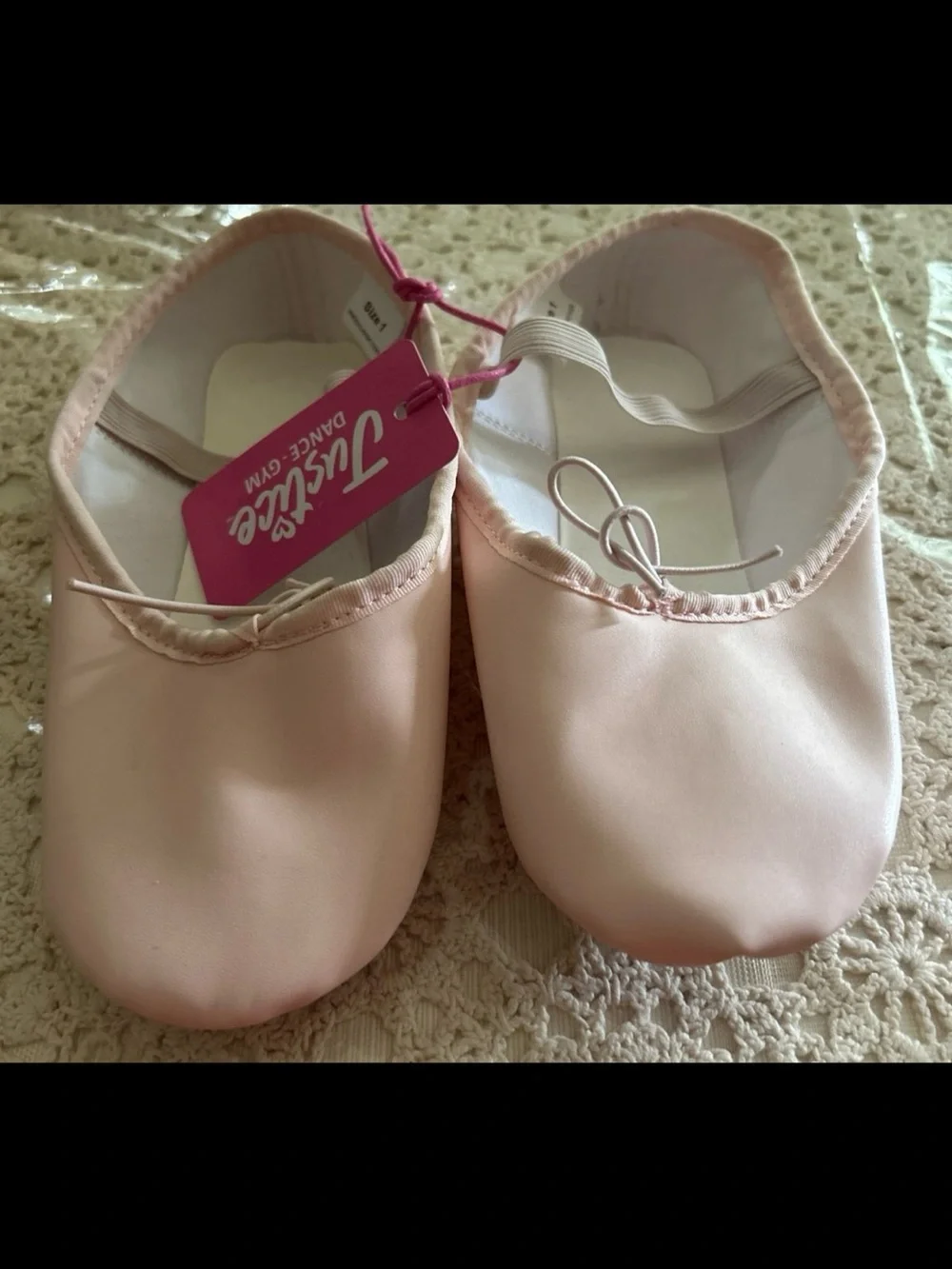 Justice Pink Ballet Slippers for Kids
